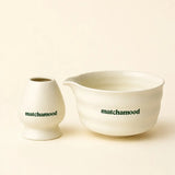 Matcha Schale & Besenhalter Set